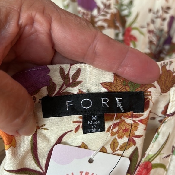 Fore Briar Floral Midi Dress NWT - Picture 14 of 16